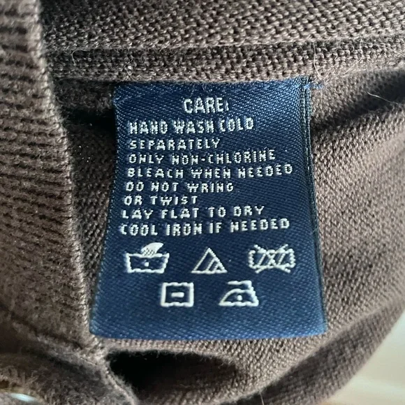 Ralph Lauren Brown Cardigan Sweater - Picture 6 of 6